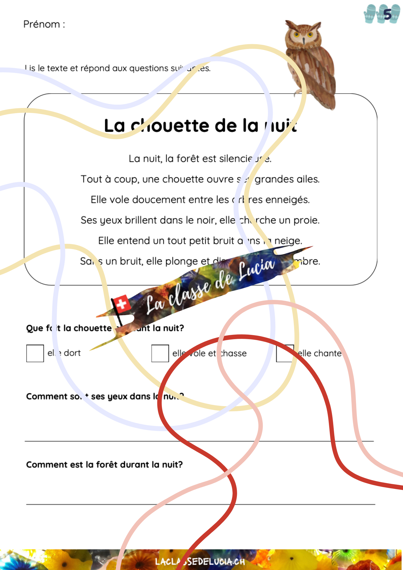 Français - 3H-4H - Lecture-compréhension – Image 10