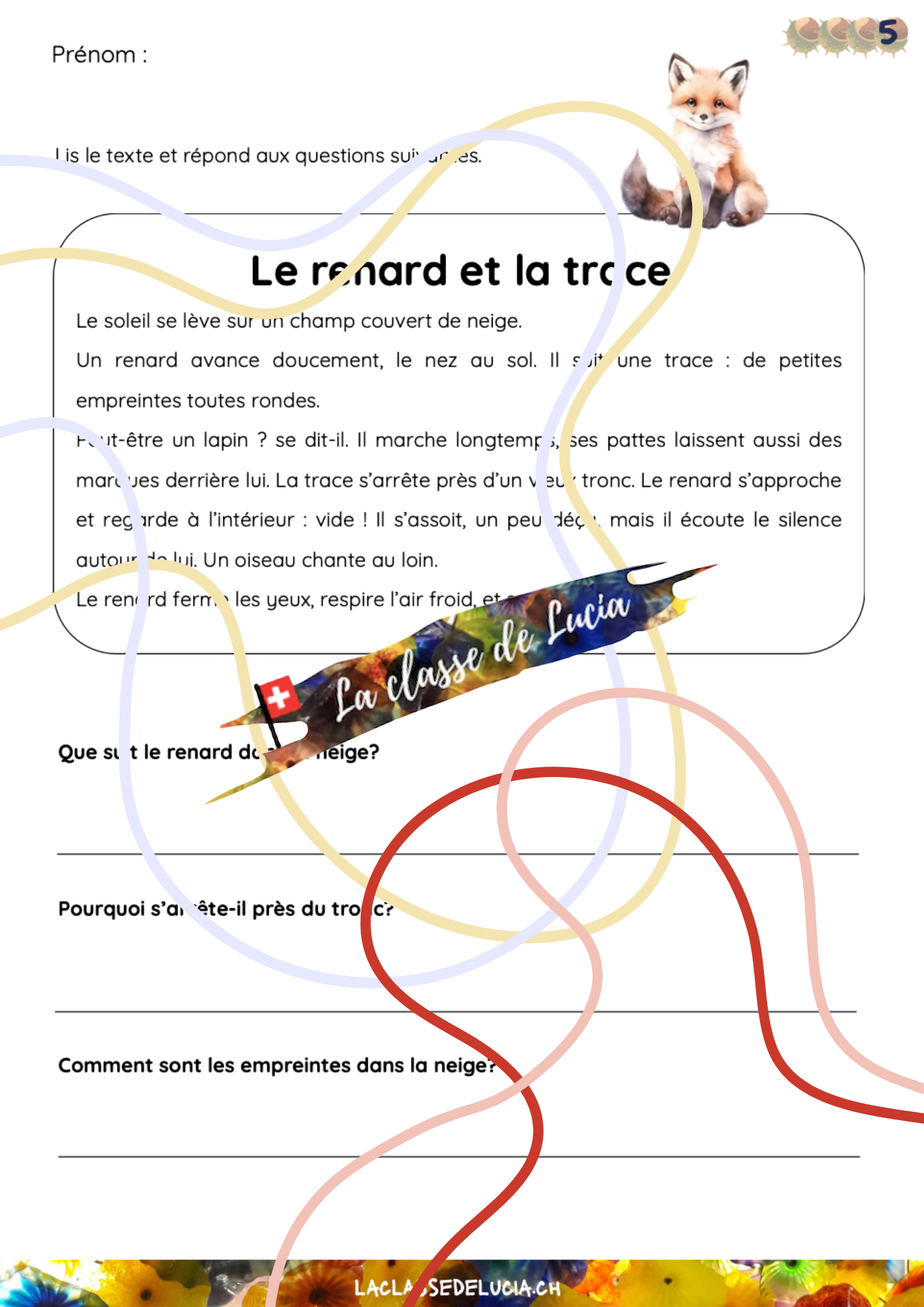 Français - 3H-4H - Lecture-compréhension – Image 13