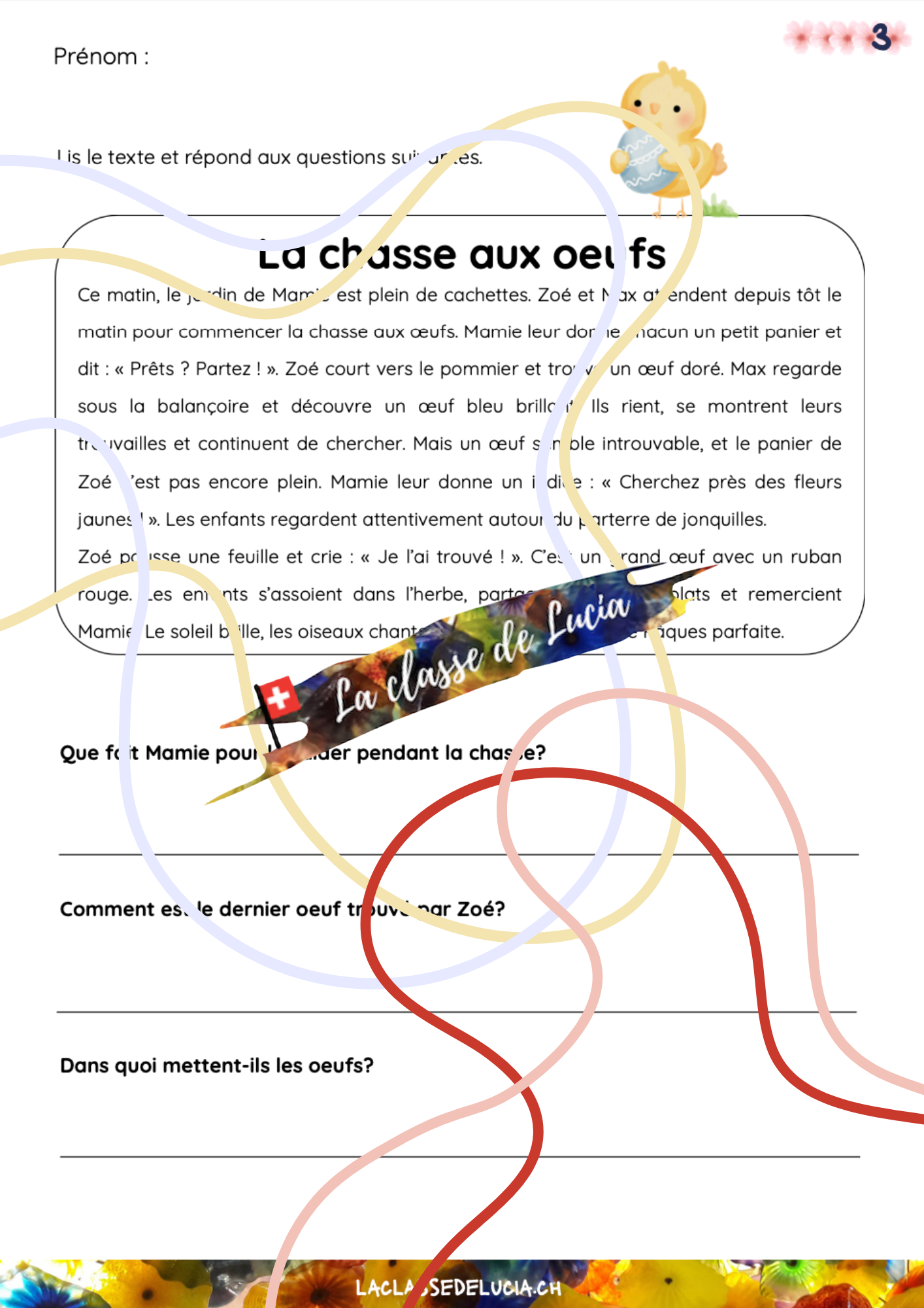 Français - 3H-4H - Lecture-compréhension – Image 14