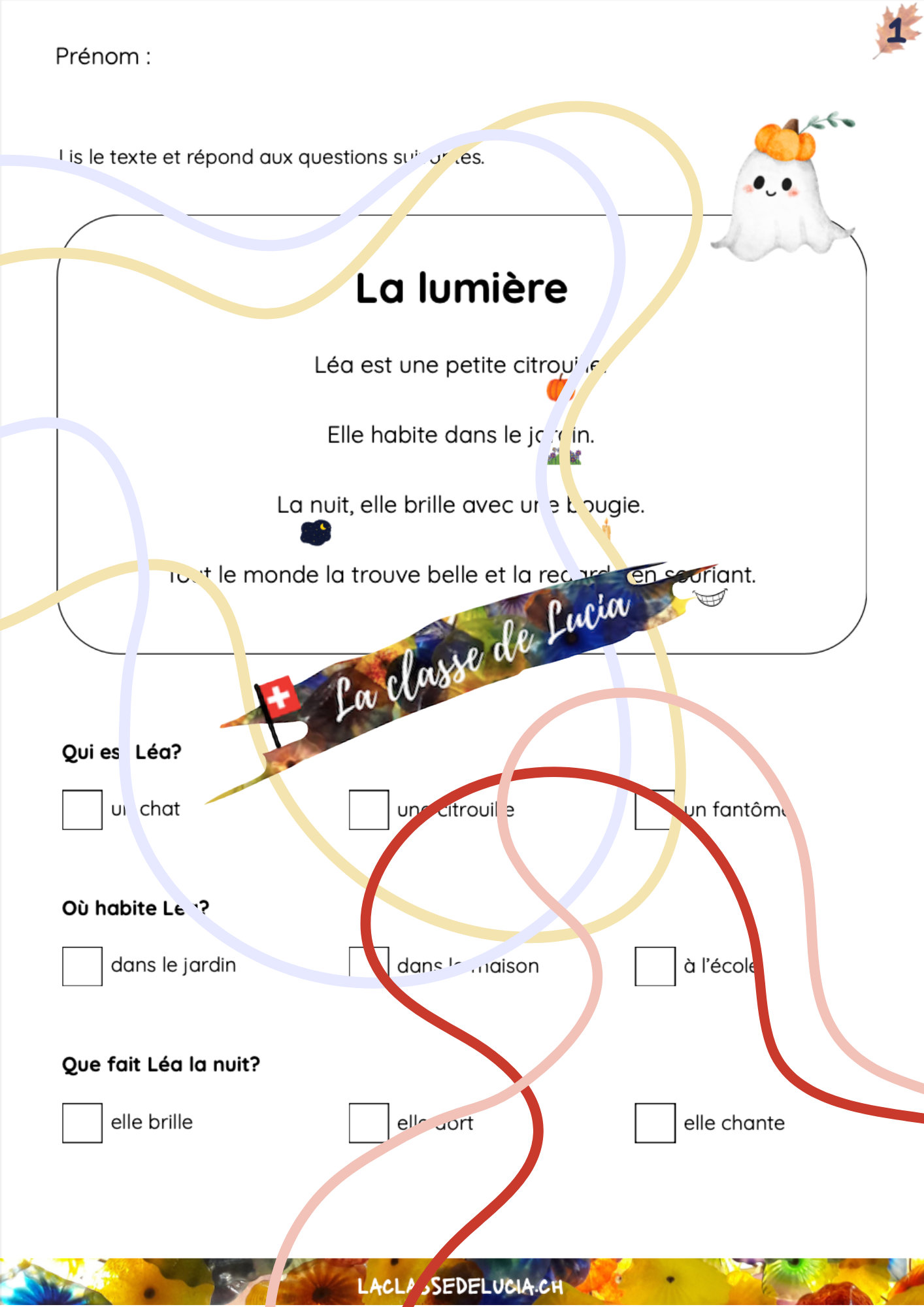 Français - 3H-4H - Lecture-compréhension – Image 3