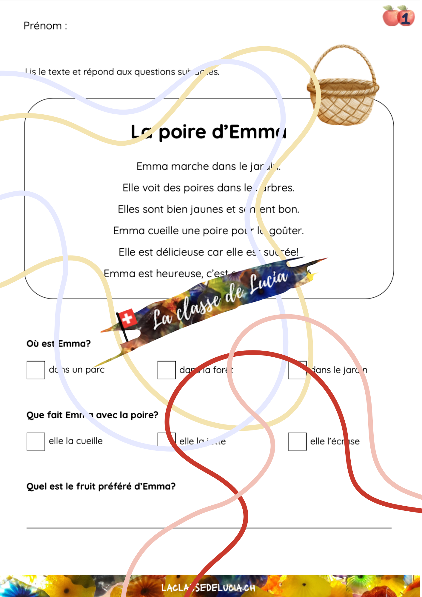 Français - 3H-4H - Lecture-compréhension – Image 4