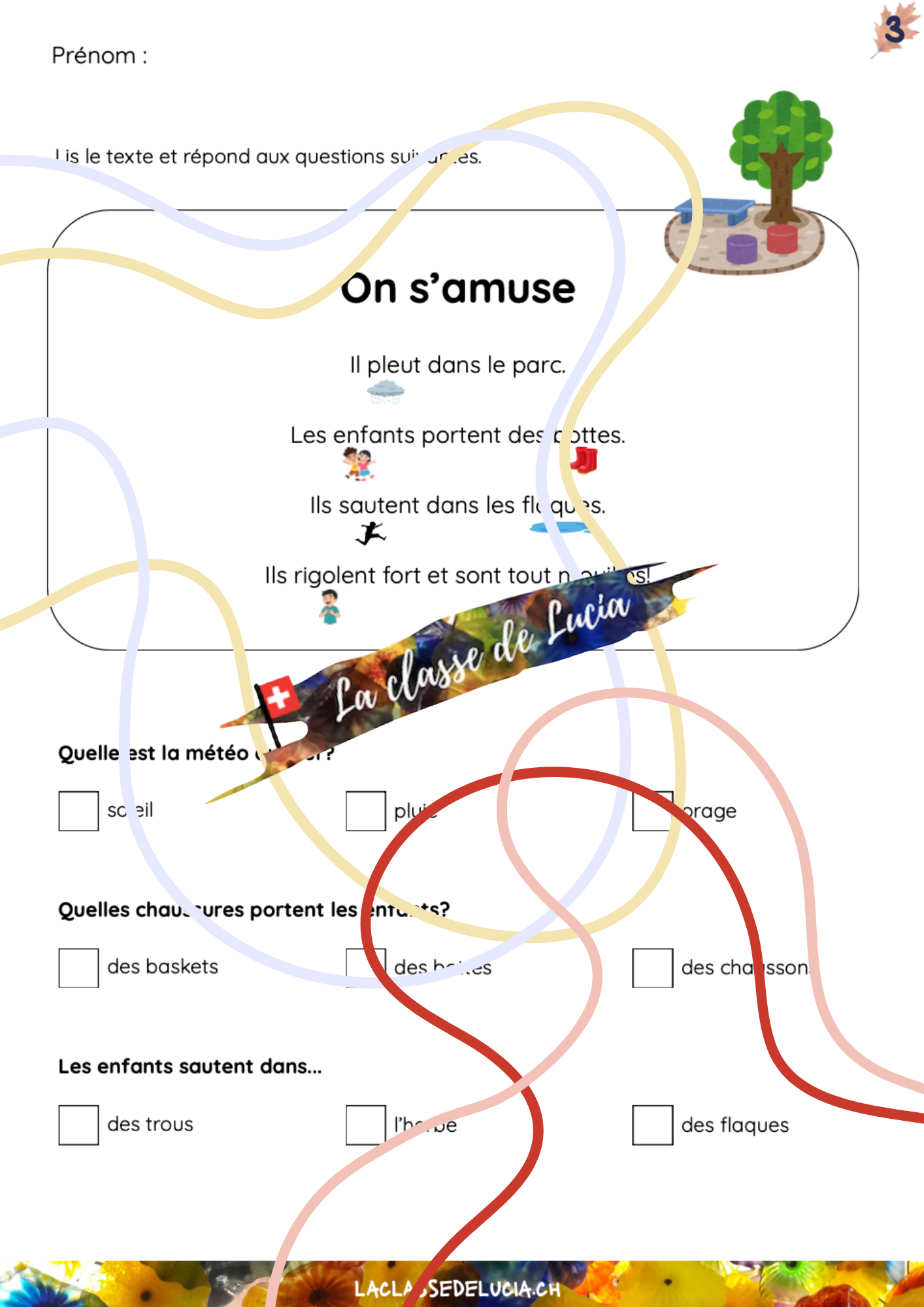 Français - 3H-4H - Lecture-compréhension – Image 5