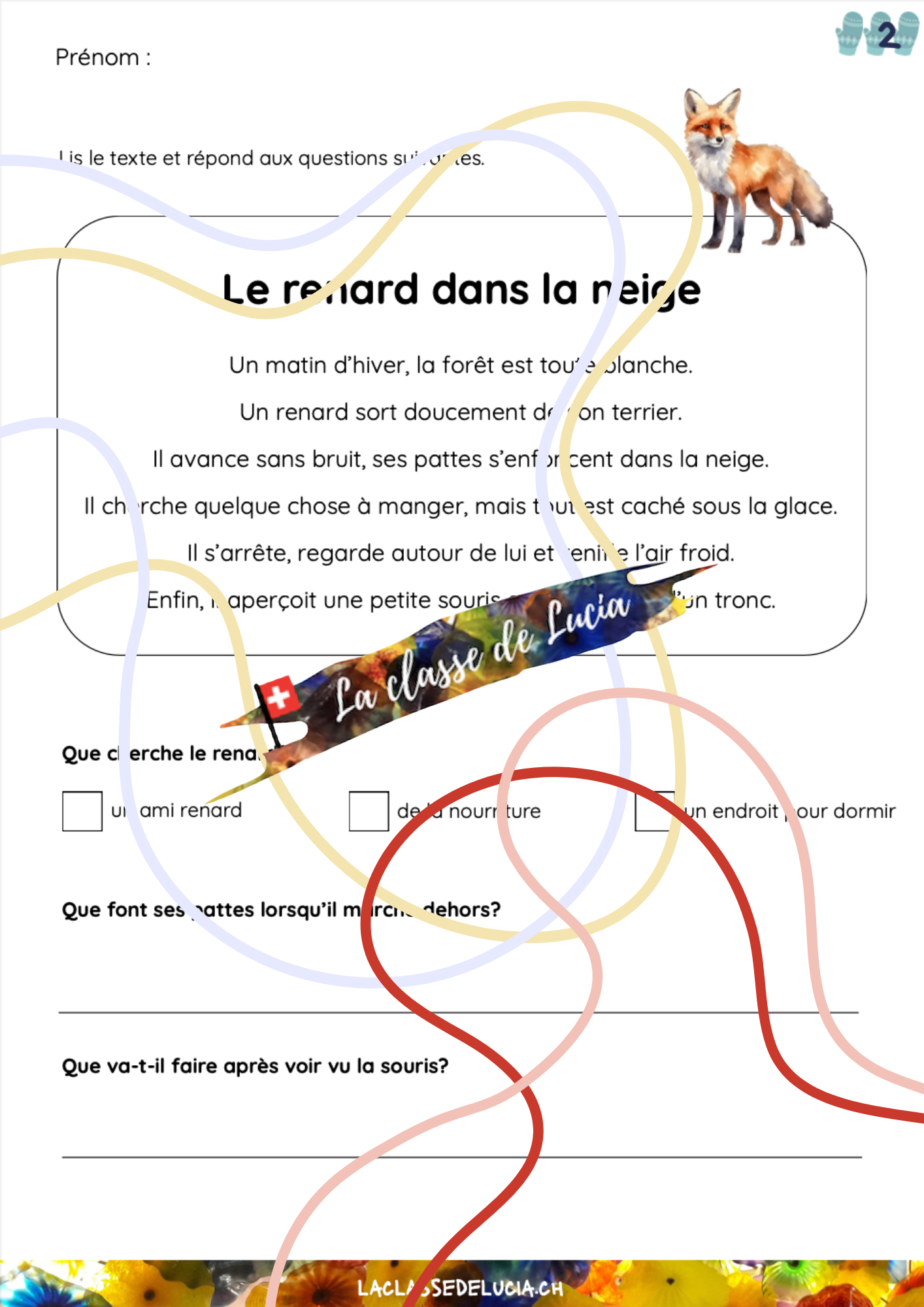 Français - 3H-4H - Lecture-compréhension – Image 8