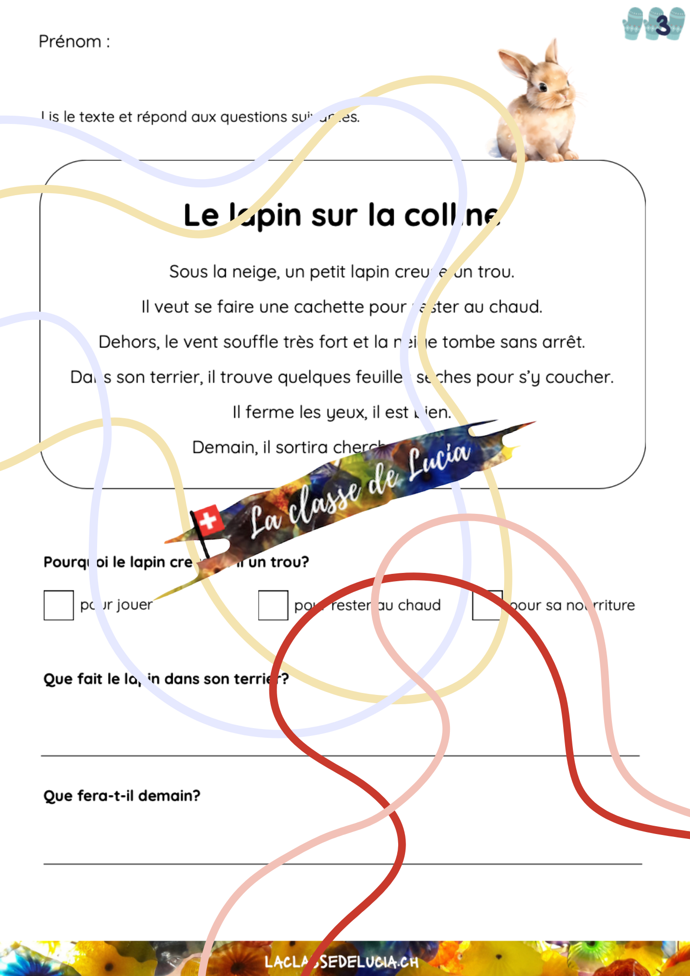 Français - 3H-4H - Lecture-compréhension – Image 9